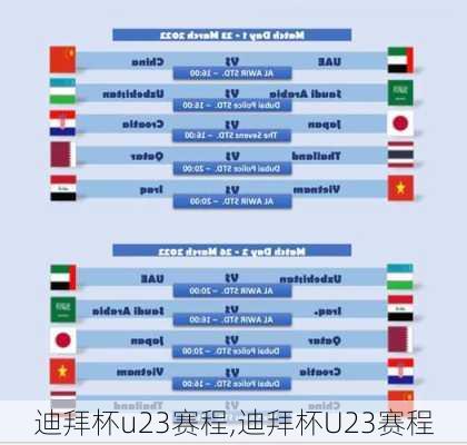 迪拜杯u23赛程,迪拜杯U23赛程