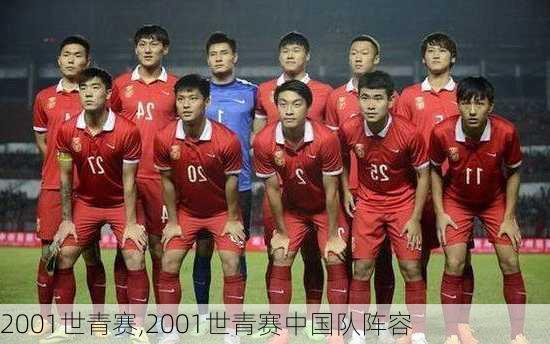 2001世青赛,2001世青赛中国队阵容